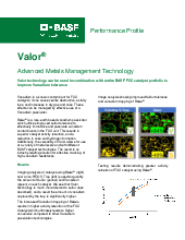 Thumbnail for: Valor® Performance Profile